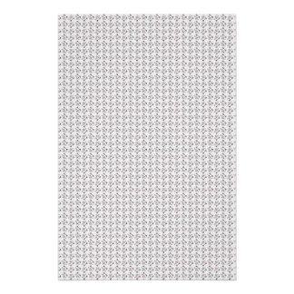Cute Cat Pattern Seamless Background Poster