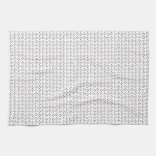 Cute Cat Pattern Seamless Background Tea Towel