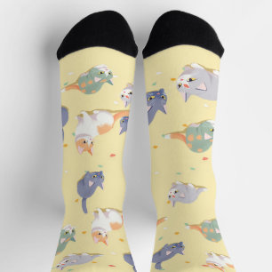 Cute Cat Pattern Socks