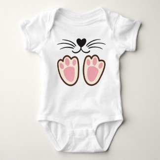 Cute cat paws baby bodysuit
