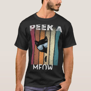Cute Cat Peek A Meow T-Shirt