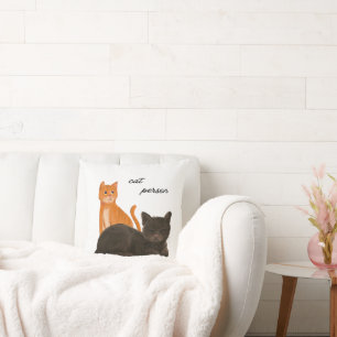 Cute Cat Person Cushion