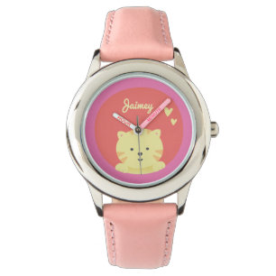 Cute Cat- Personalised Kids  Watch