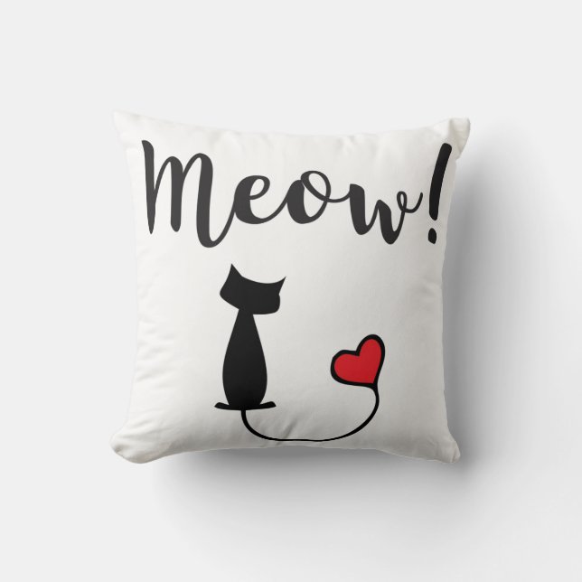 CUTE CAT PILLOW (Front)