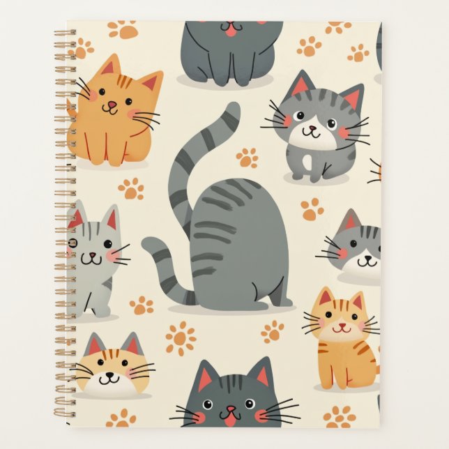 cute cat planner (Front)
