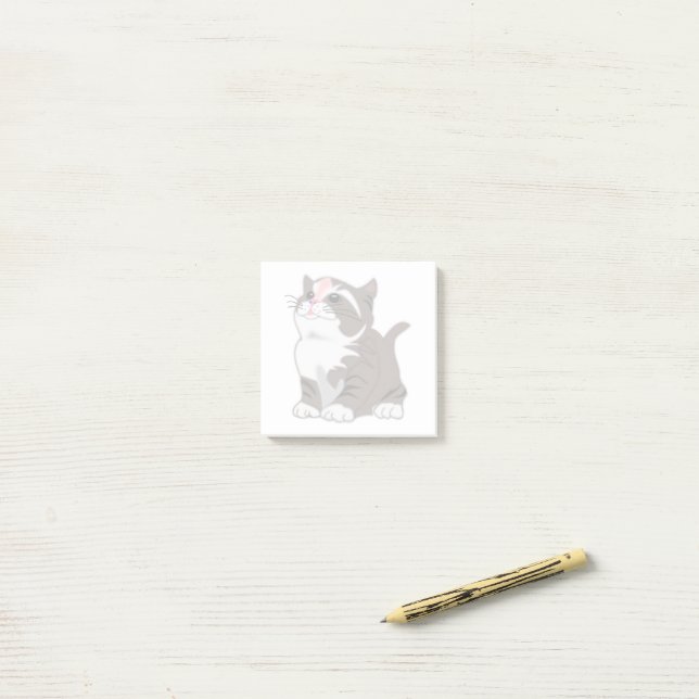 Cute Cat Post-it® Notes (On Desk)