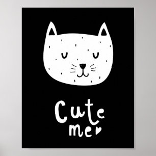 Cute cat poster