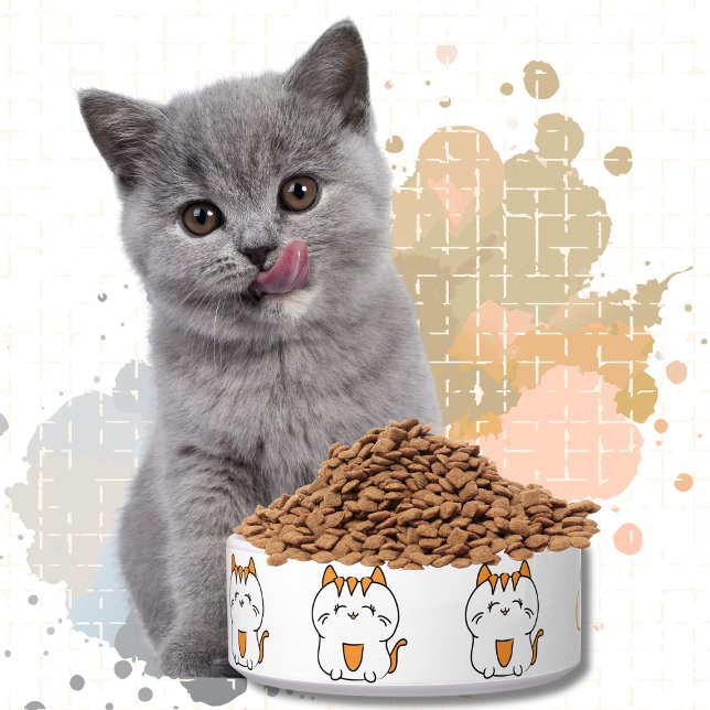 Cute cat  poster (Check out a our cat bowl)