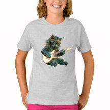 Cute Cat Rock Star Kids'