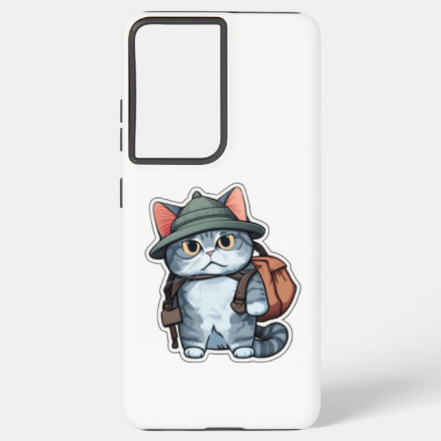 Cute Cat Samsung S8 Cover – Perfect Gift for Mum! (Back)