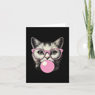 Cute Cat Shirt For Women Funny Cat Lovers  Card