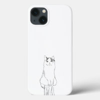 Cute Cat Sketch Modern