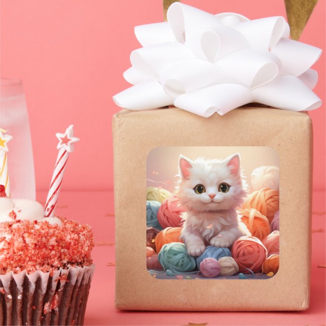 Cute cat sticker (Party)