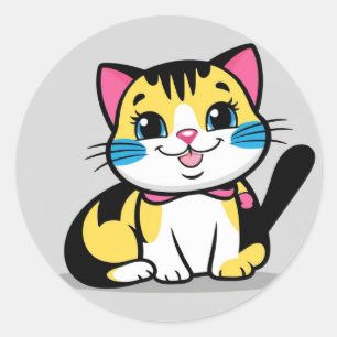 Cute Cat Sticker