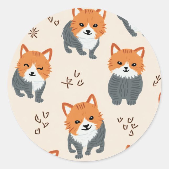 cute cat stickers (Front)