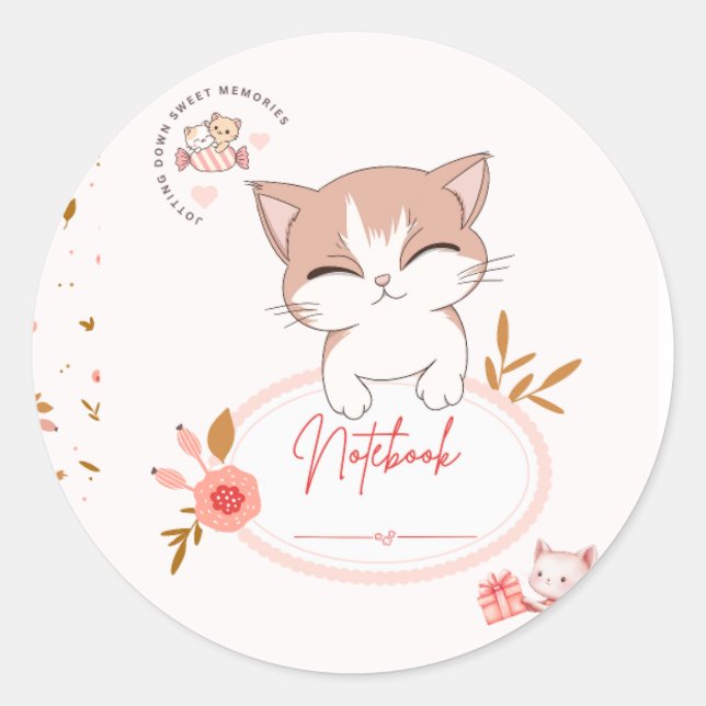 Cute cat stickers  (Front)