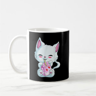 Cute Cat Strawberry Milk Shirt For Women Girls, Ka Coffee Mug