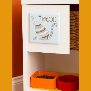 Cute Cat Striped Kitty  Magnet