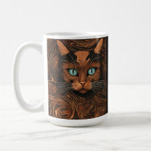 Cute Cat  Stylish Animal Cat Latte Coffee Mug