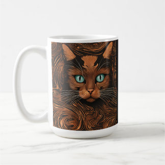 Cute Cat  Stylish Animal Cat Latte Coffee Mug