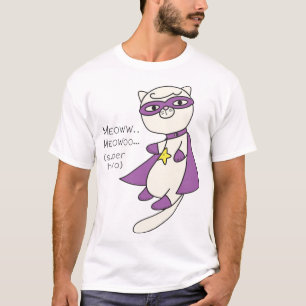 cute cat superhero 1 T-Shirt