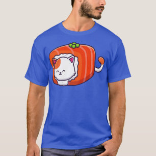 Cute Cat Sushi Salmon1 T-Shirt