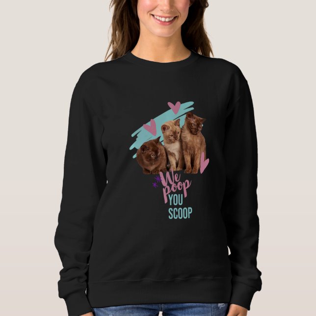 Cute Cat   Sweatshirt (Front)