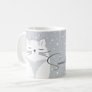 Cute cat, symbol of 2023.  coffee mug