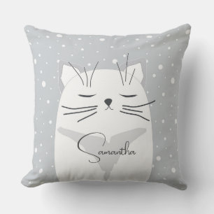 Cute cat, symbol of 2023. cushion