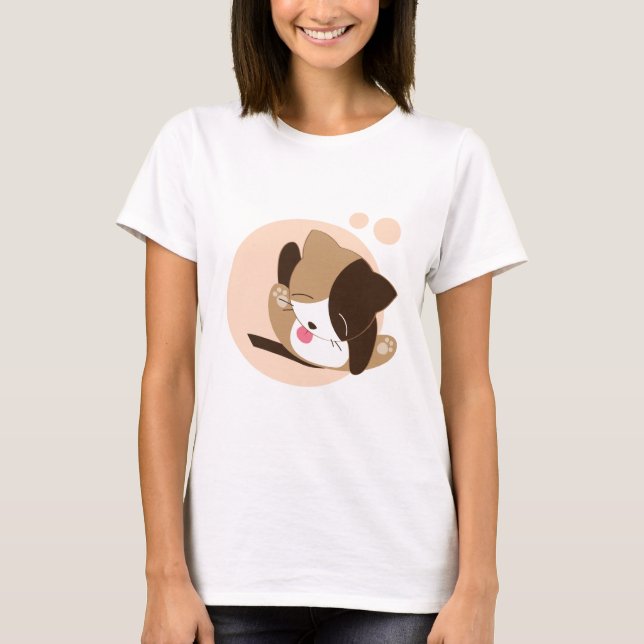 Cute Cat T-Shirt (Front)