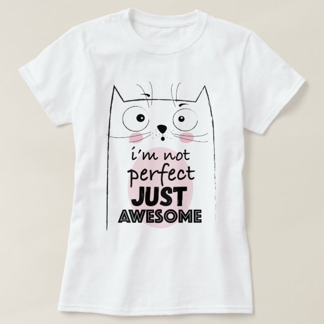 Cute Cat T-Shirt (Design Front)