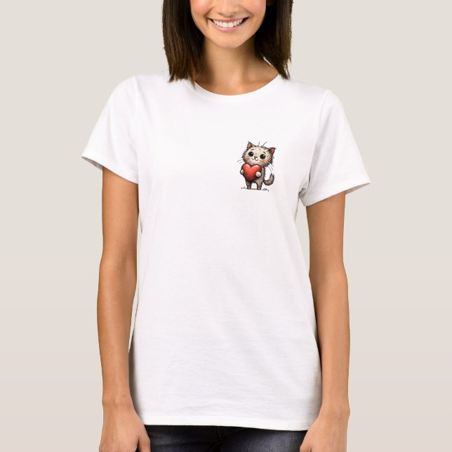 Cute Cat T-Shirt (Front)