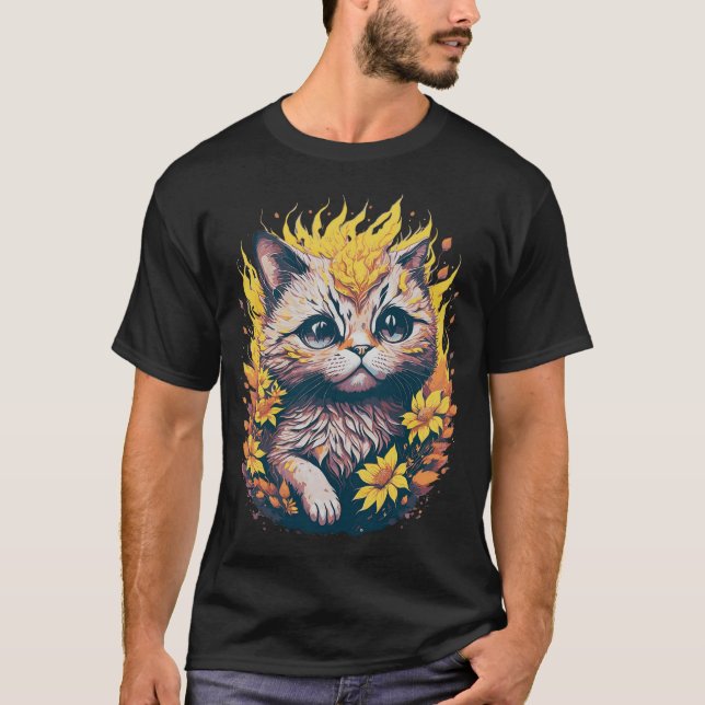 Cute Cat T-Shirt (Front)