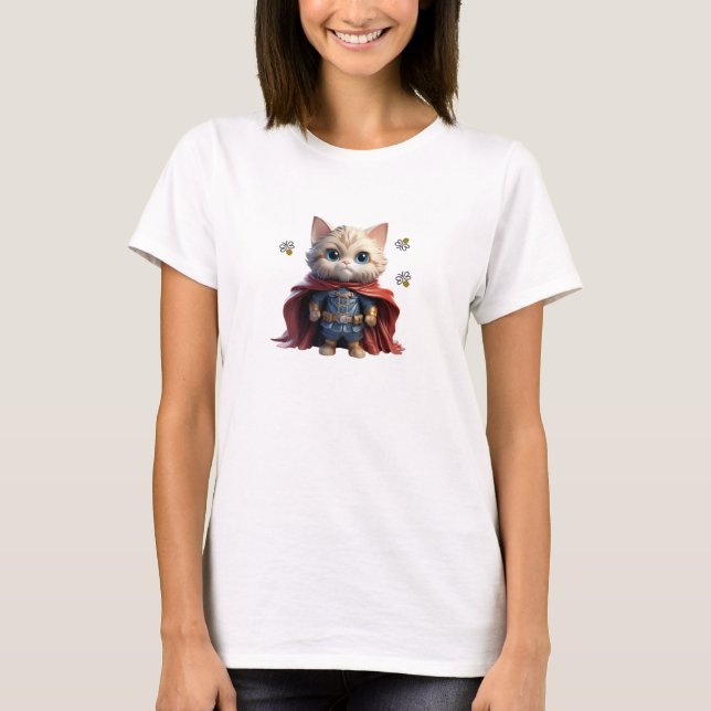 Cute Cat T-Shirt (Front)