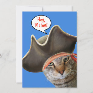 Cute Cat Talk Like A Pirate Day