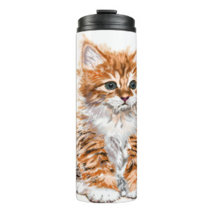 Cute Cat Thermal Tumbler