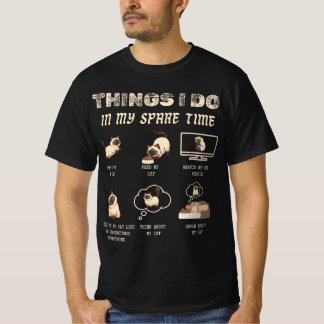 Cute Cat Things I Do in My Spare Time T-Shirt