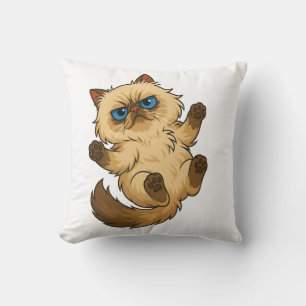 Cute Cat Throw Pillow