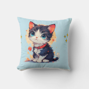 cute cat throw pilow  cushion