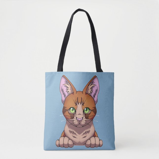 Cute Cat Tote Bag (Front)