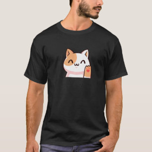 Cute Cat Uwu Style T-Shirt