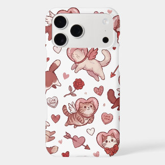 Cute Cat Valentine Pattern – Kawaii Love Cats