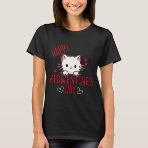 Cute cat valentine's day love for girls kitty quot T-Shirt