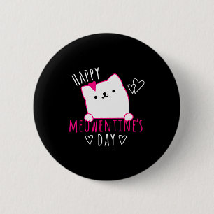 Cute Cat Valentines Day Shirt For Girls Kitty Quot 6 Cm Round Badge
