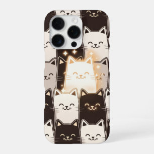 Cute Cat Vibes iPhone 16 Pro Case