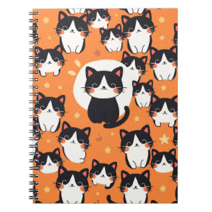 Cute Cat Vibes Notebook