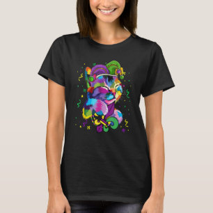 Cute Cat Wearing Mardi Gras Jester Hat Kitten Love T-Shirt