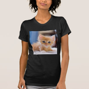 Cute Cat With Blue Eyes T-Shirt