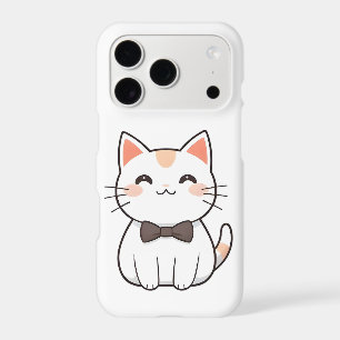 Cute Cat with Bowtie Kawaii Design