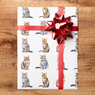 Cute Cat Wrapping Paper